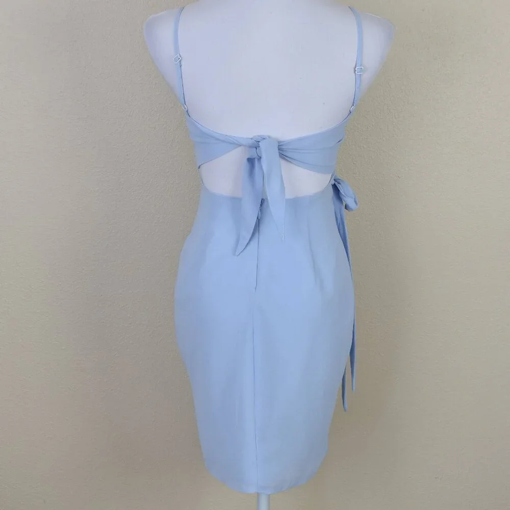 Superdown Morgan Layered Mini Wrap Dress XS - Picture 4 of 7